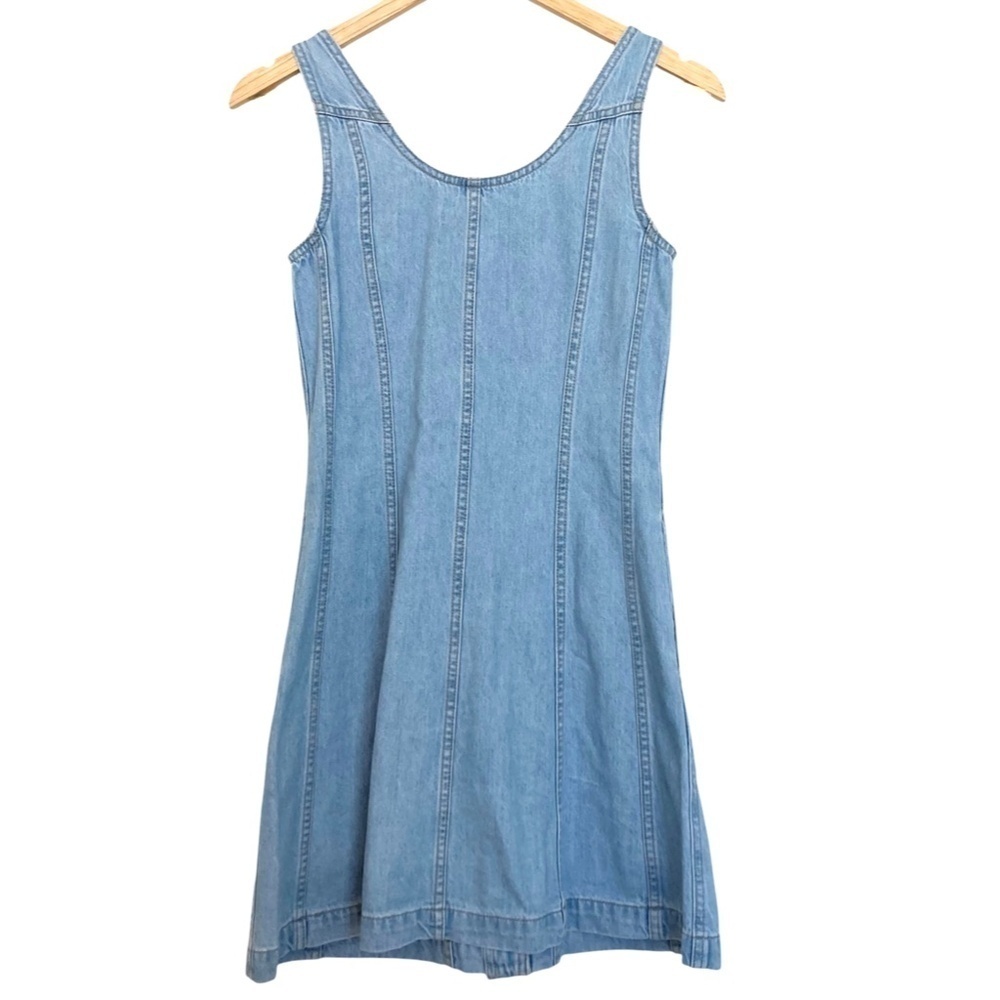 MADEWELL Denim Mini Dress in Blue Palomilla Wash - Picture 9 of 12
